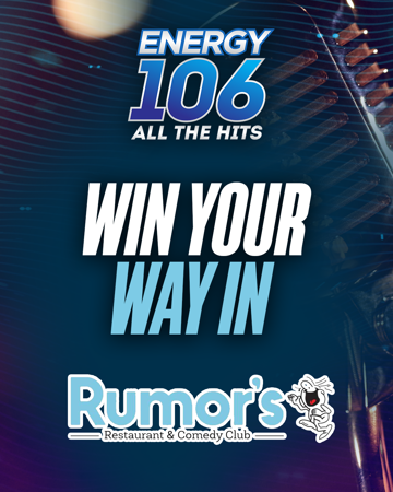 Listen to Win Tickets to Rumor's Restaurant & Comedy Club